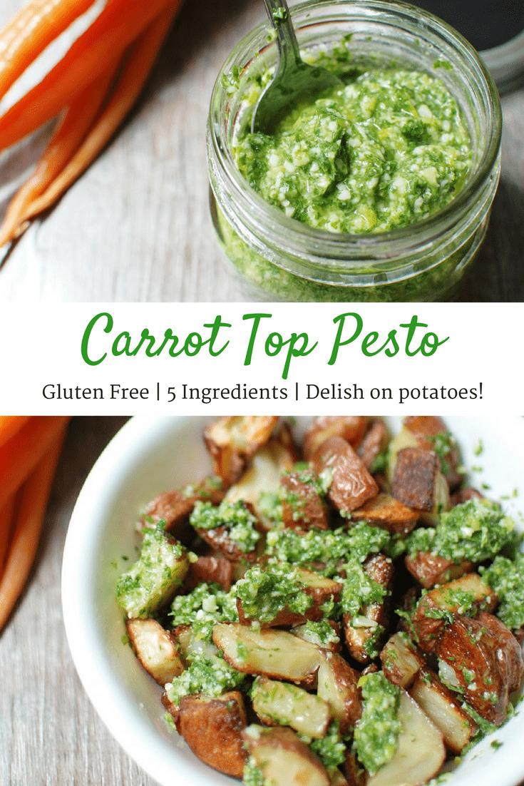 Carrot Top Pesto Recipe + 15 Ways to Use Pesto! Snacking in Sneakers