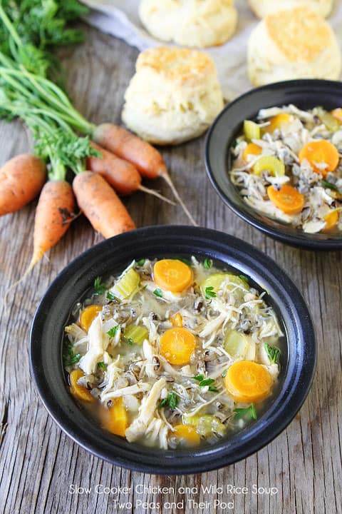 Slow Cooker Chicken and Wild Rice Soup