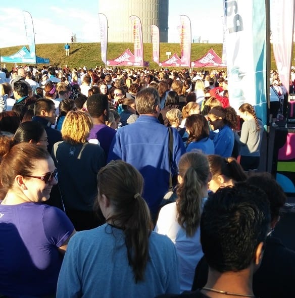 Color Run Check In Line