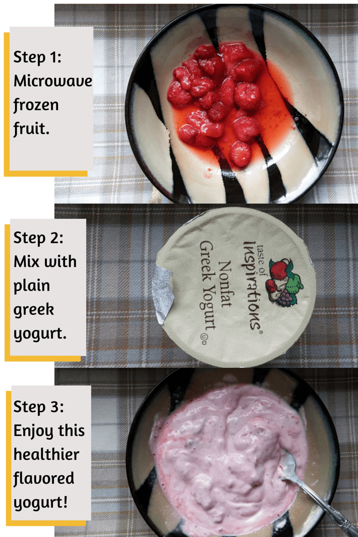 My secret trick to make plain greek yogurt taste good