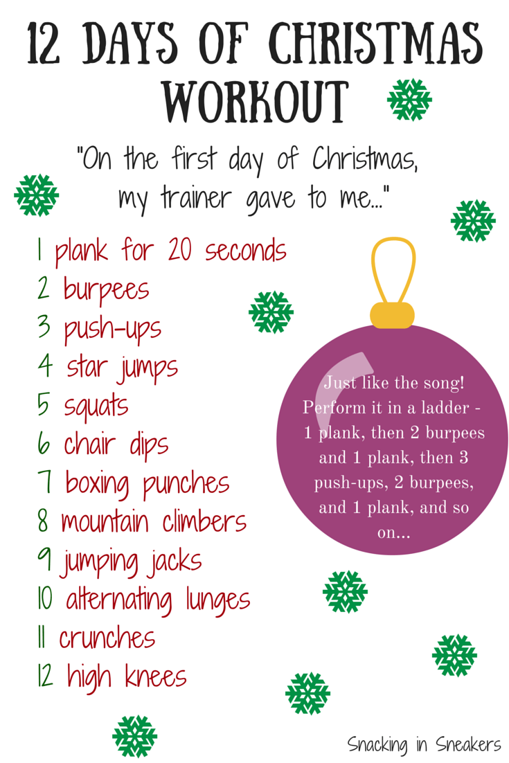 12 Days of Christmas Workout.