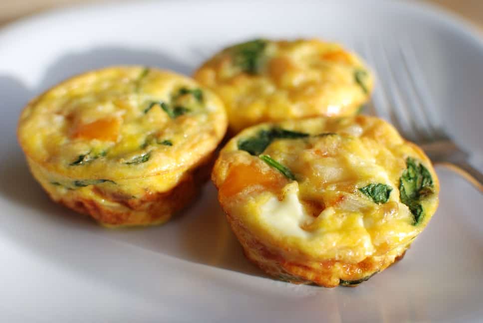 Veggie Egg Muffins on a plate