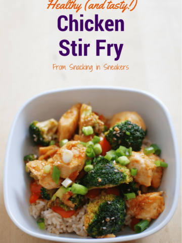 This healthy chicken stir fry recipe is a perfect option when you’re craving takeout but want something better for your health – and budget!