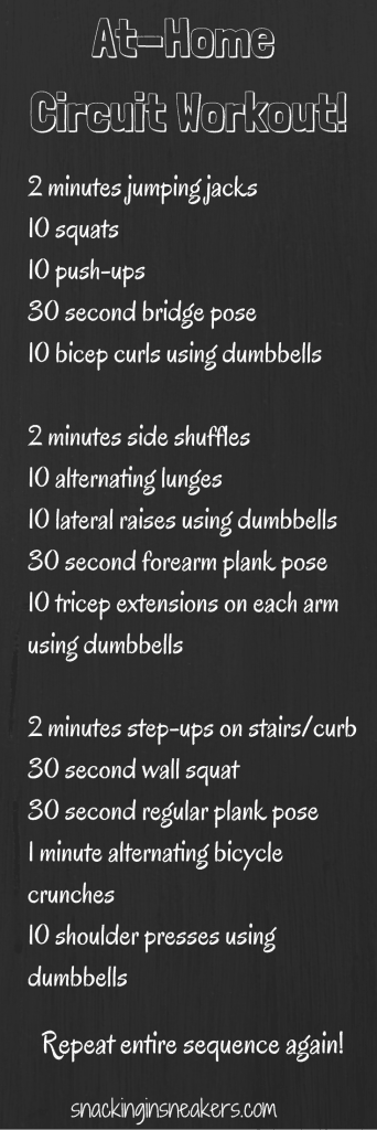 At Home Circuit Workout