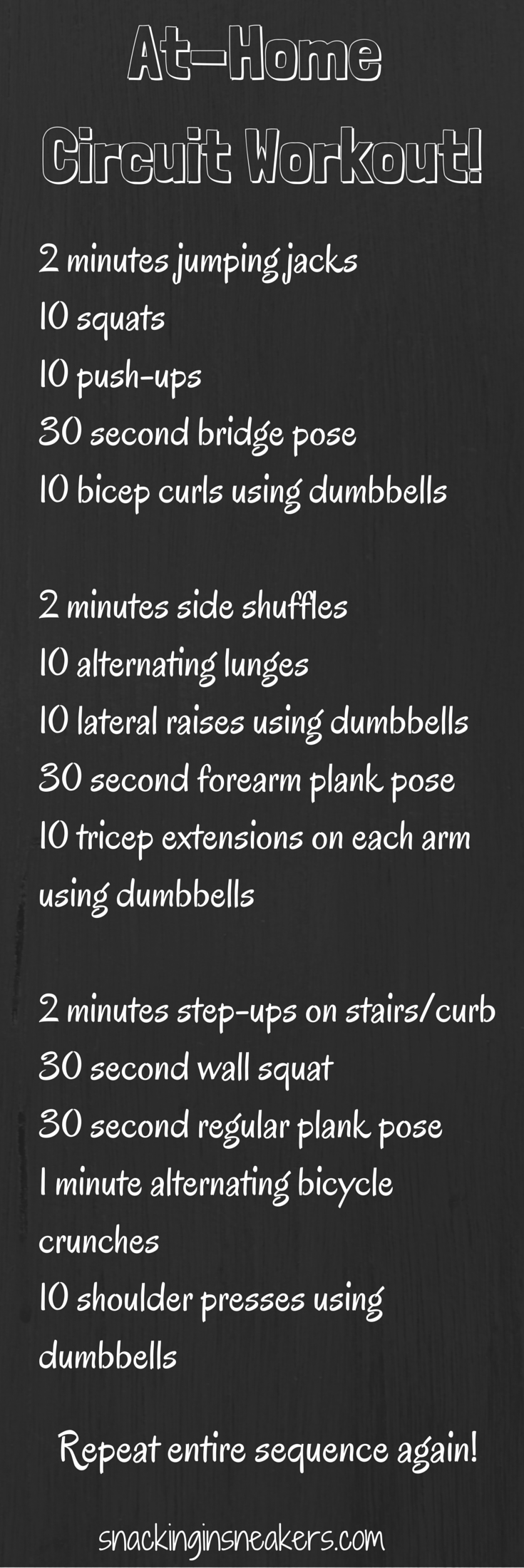 At Home Circuit Workout