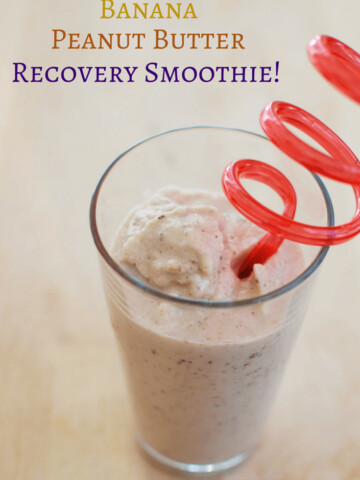 Banana Peanut Butter Recovery Smoothie Recipe