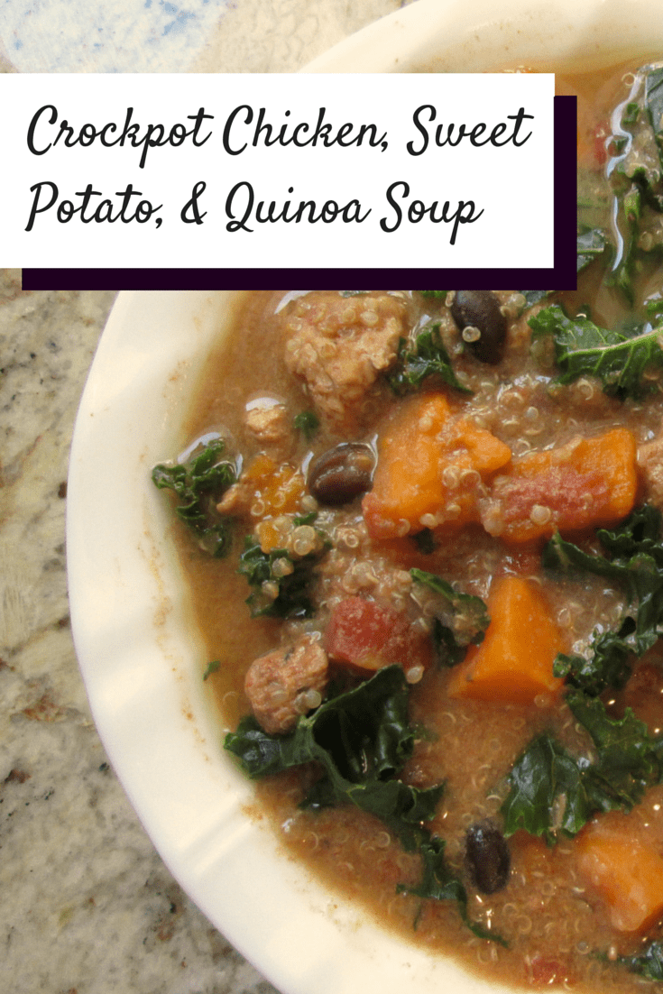 Crockpot Chicken Soup with Sweet Potatoes and Quinoa Snacking in Sneakers