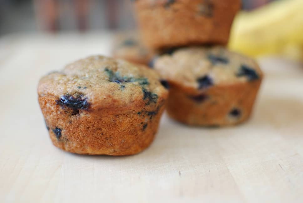 Banana Blueberry Muffins