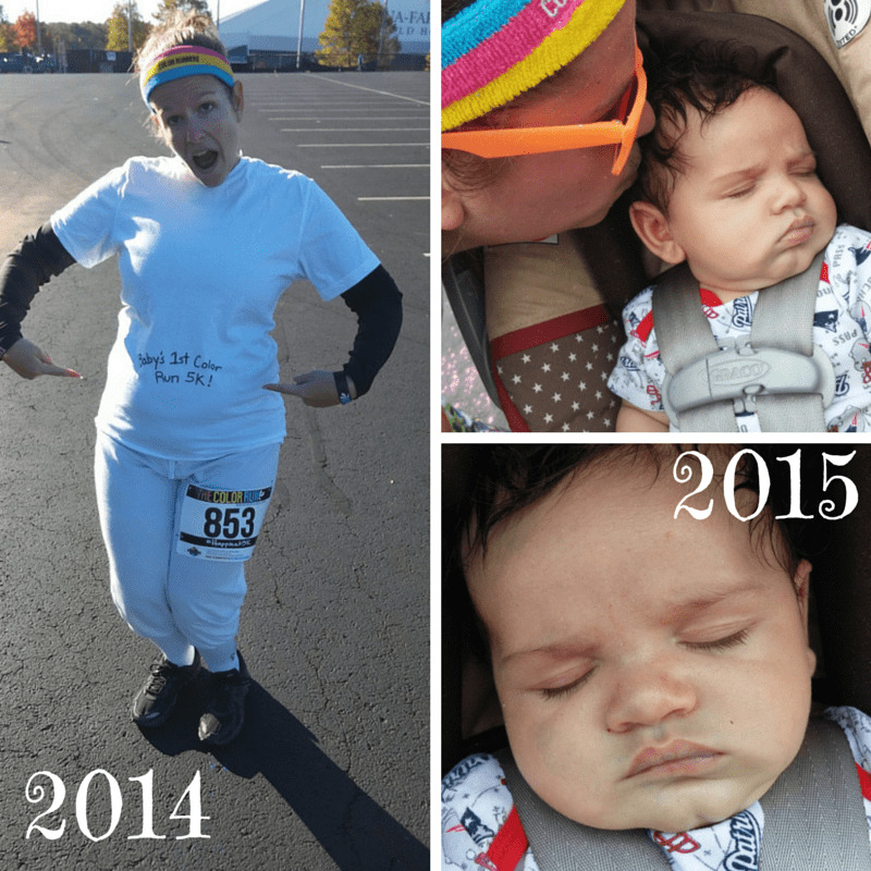 Color Run with a Baby