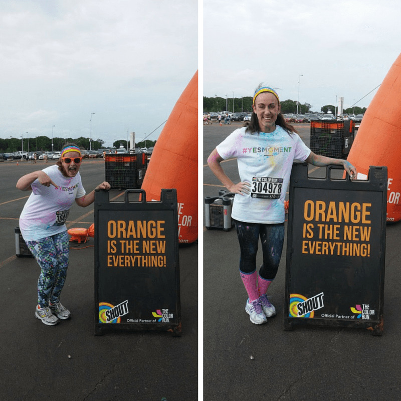 Color Run Boston Selfies