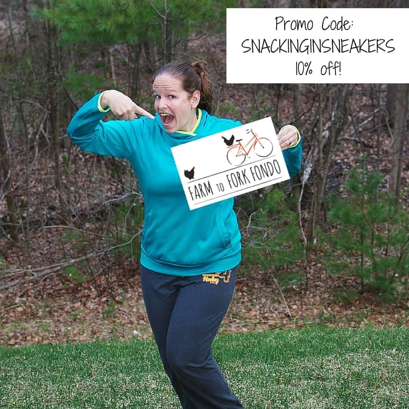 Farm to Fork Fondo + Promo Code! Snacking in Sneakers