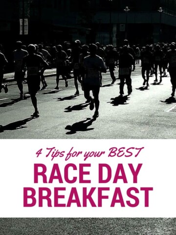 These are great tips for runners and triathletes who are trying to figure out a good pre-race breakfast!