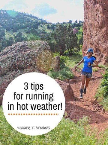 Training for an race this summer? Running in hot weather can be a challenge, but these three tips will help you conquer the heat!