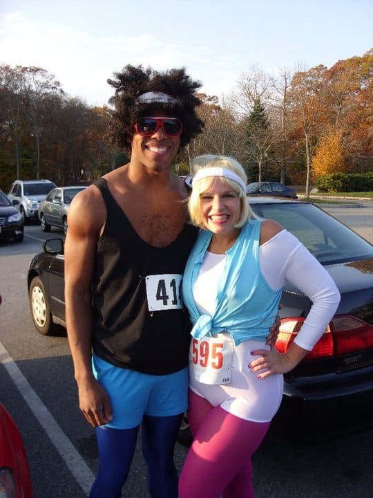 80s running costume