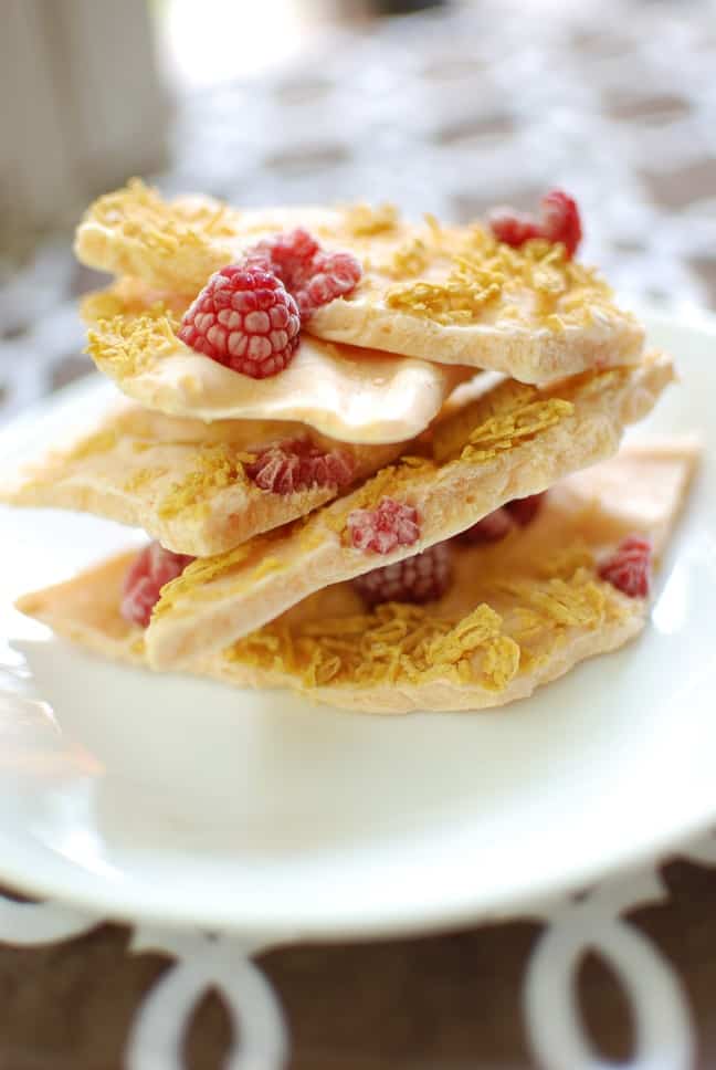 This pumpkin greek yogurt bark is a perfect fall snack or addition to your breakfast! At just 133 calories per serving, this baby still packs in 9 grams of protein. Such a great healthy recipe!