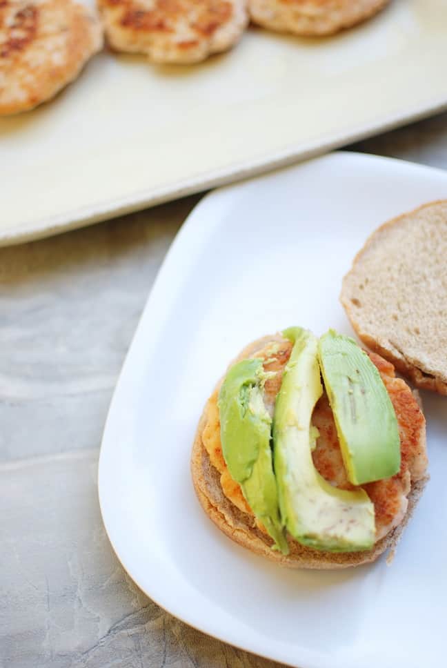 These salmon burgers are one of the easiest recipes ever! Just a few simple ingredients make a healthy family lunch or dinner that’s done in under 15 minutes.