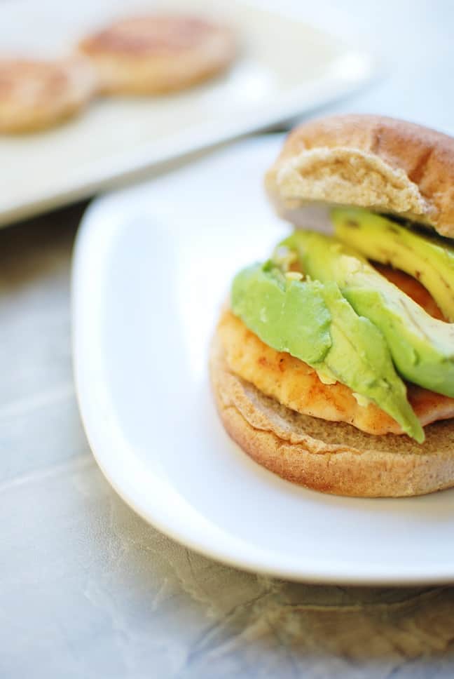 These salmon burgers are one of the easiest recipes ever! Just a few simple ingredients make a healthy family lunch or dinner that’s done in under 15 minutes.