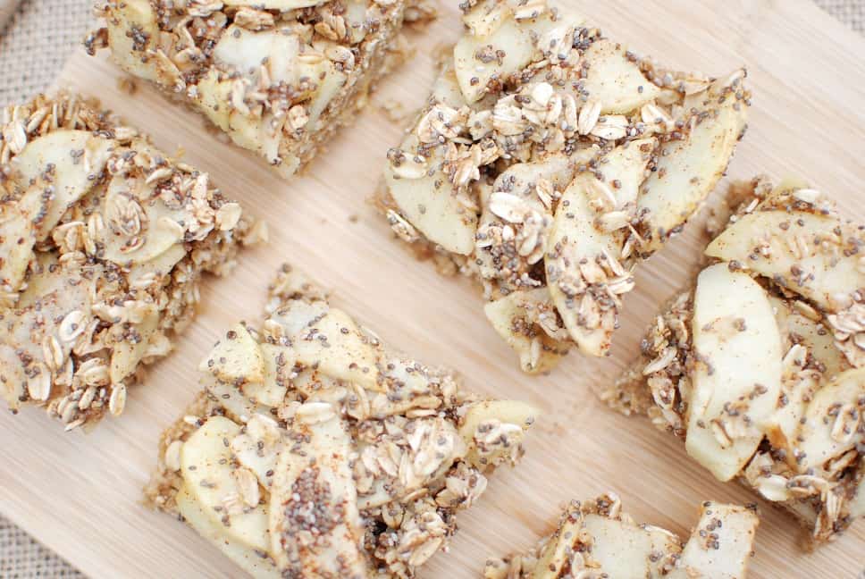 Apple Oatmeal Bars {Vegan + Gluten Free} Snacking in Sneakers