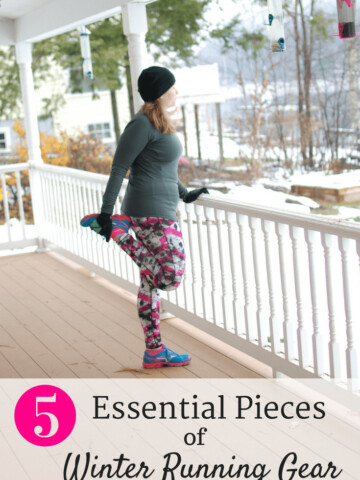 These 5 pieces of winter running gear will help you to pound the pavement all winter long! Great tips for runners and triathletes who want to do more outdoor workouts during the cold weather.