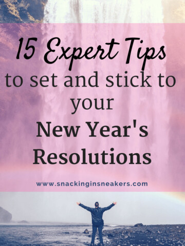 If you’re setting new years resolutions to eat better, workout more, or improve your health in anyway – you’ll want to check out this post! 15 experts share tips to help you set and stick with your goals this year.