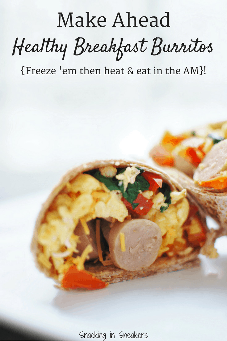 Make Ahead Breakfast Burritos {Easy, Cheap & Healthy!} Snacking in