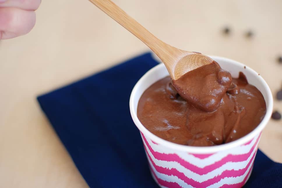 Brownie batter for one in a treat cup