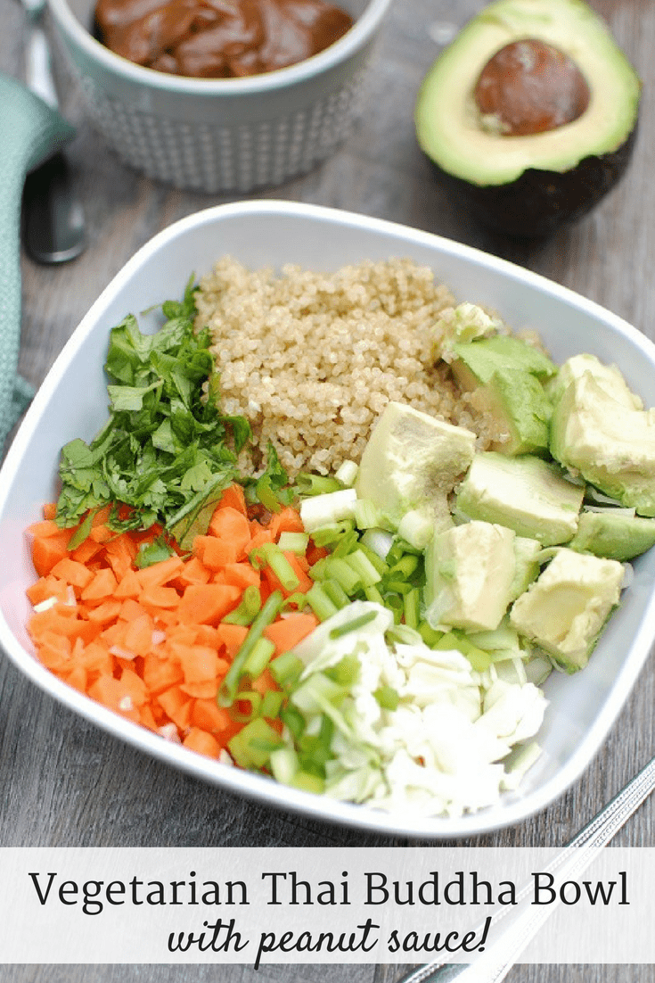 Thai Buddha Bowl {Vegan and Gluten Free Options!} Snacking in Sneakers