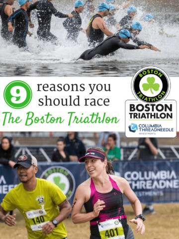 Thinking about training for a triathlon? The Boston Triathlon is a perfect event for beginners and experienced triathletes alike. With sprint and Olympic distances, a flat course, and free beer at the finish – this is a race you’ll want to add to your calendar this year!