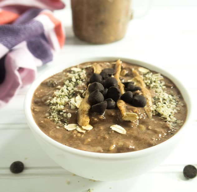 Chocolate Almond Butter Overnight Oats