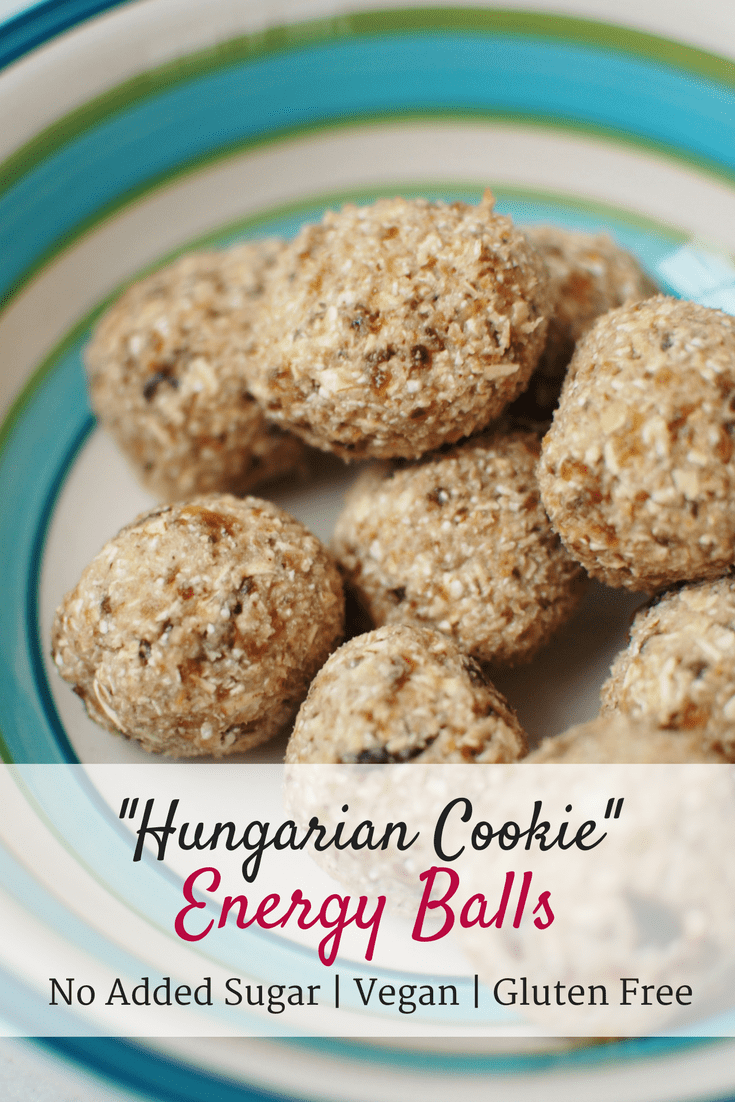 Hungarian Cookie Energy Balls Snacking in Sneakers