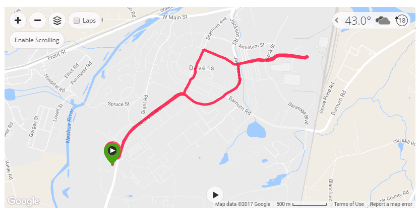 Brittany Fund 5K route