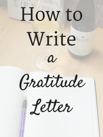 Trying to practice more gratitude in your life? Try writing a gratitude letter to those inspirational people that have motivated you along the way. Then actually read it to them and raise your glass with a toast!