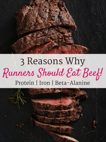 Find out how beef benefits runners in training! Beef contains three key nutrients – protein, iron, and beta alanine – that can be valuable for running.