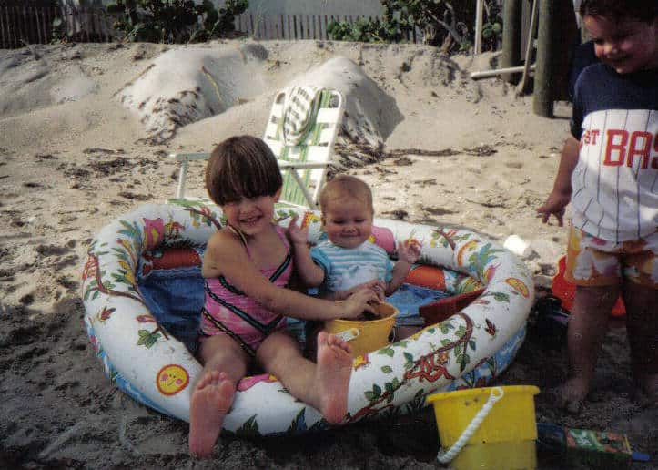 Kids in a pool in Florida