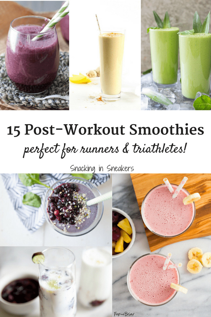 15 Healthy Post Workout Smoothie Recipes! Snacking in