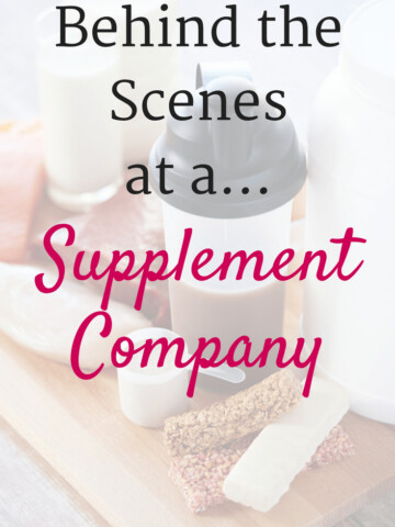 Ever wondered what really goes on at a supplement company? Find out in this behind the scenes look!