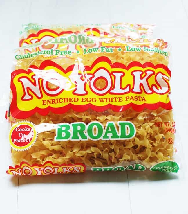 No Yolks Noodles