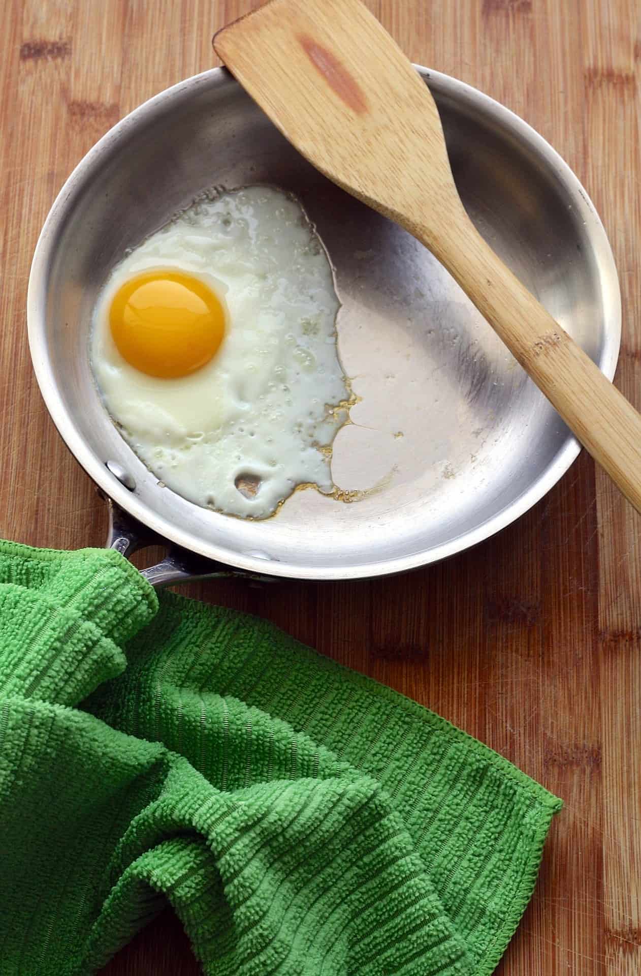 Egg in a pan