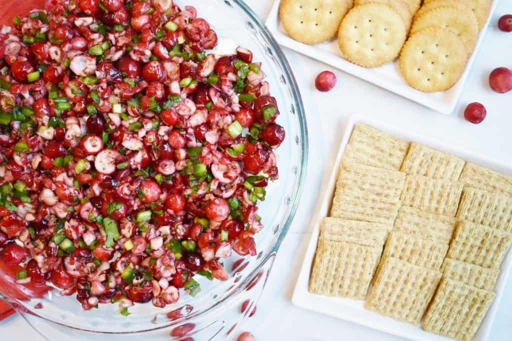 Cranberry Jalapeno Dip (Perfect Holiday Appetizer!)