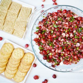 This cranberry jalapeno dip is a festive Christmas recipe that makes a perfect appetizer for your holiday parties!