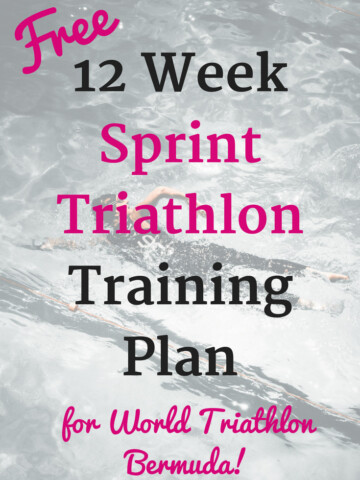 Thinking about World Triathlon Bermuda? Find a free 12 week sprint triathlon training plan here.