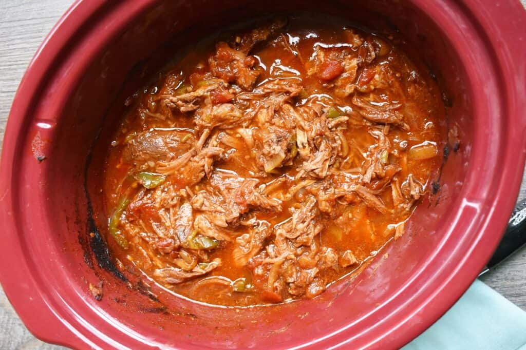 Slow Cooker Shredded Beef Chuck Roast Snacking in Sneakers
