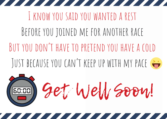 Get Well Soon Poem for Athletes