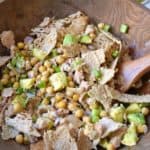 Bowl of tuna chickpea salad
