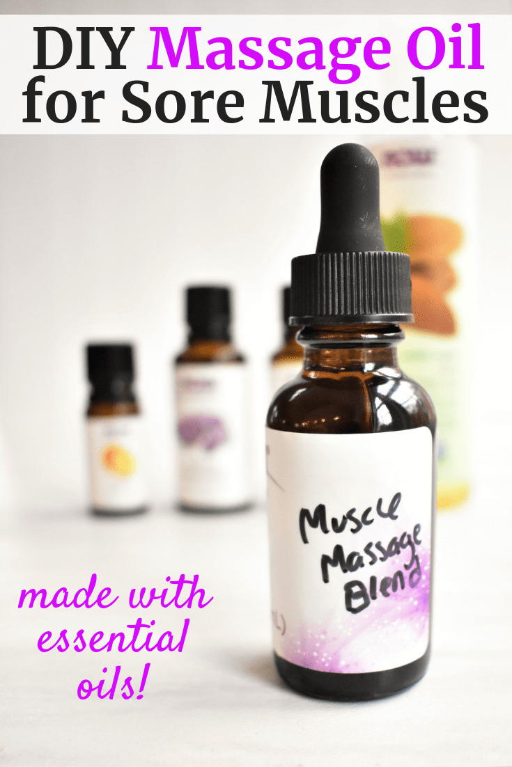Essential Oils for Sore Muscles + DIY PostWorkout Massage Blend