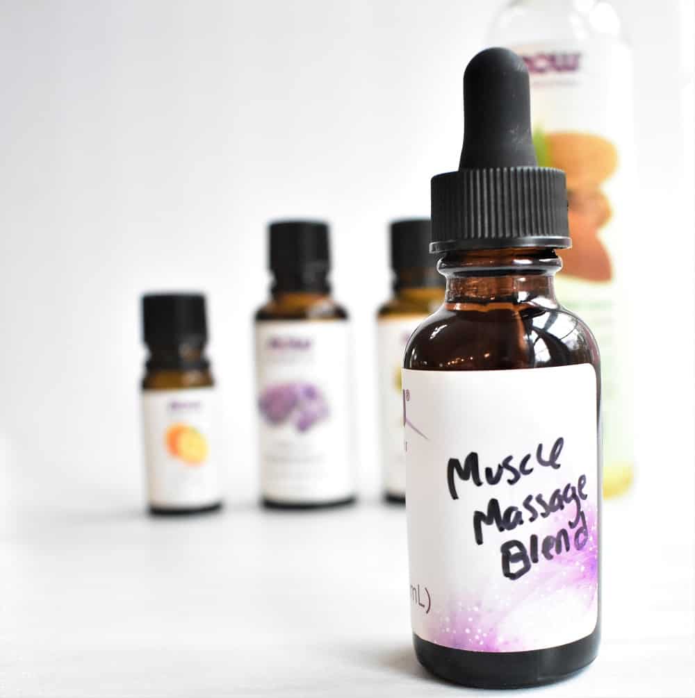 DIY Massage Oil with Essential Oils for Sore Muscles