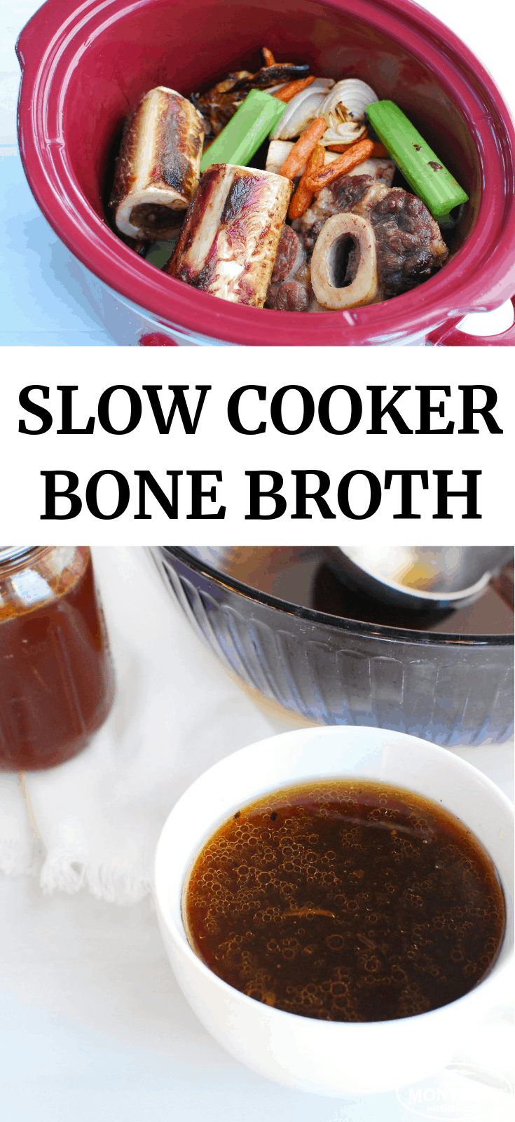 Slow Cooker Beef Bone Broth Recipe (+ Bone Broth Benefits and Facts!)