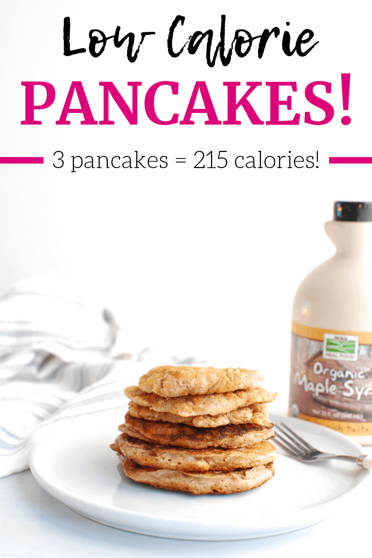 Delicious Low Calorie Pancakes Snacking in Sneakers
