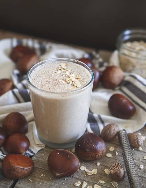 cinnamon chestnut oat smoothie