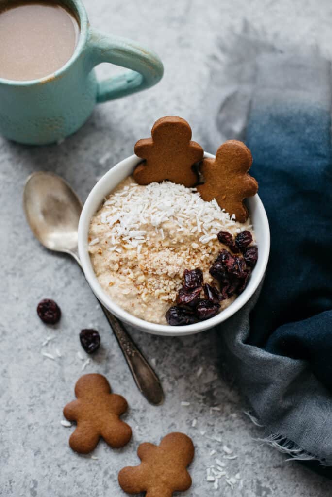 gingerbread overnight oats